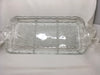 Vintage Rectangle 3 Section Relish Tray Scalloped Edge Clear Glass Frosted Grapes Leaves Serving TrayUnique Gift Idea Serving Tray Kitchen Decor Dining Decor Home Decor Country Decor JAMsCraftCloset