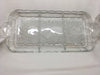Vintage Rectangle 3 Section Relish Tray Scalloped Edge Clear Glass Frosted Grapes Leaves Serving TrayUnique Gift Idea Serving Tray Kitchen Decor Dining Decor Home Decor Country Decor JAMsCraftCloset