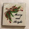 MERRY AND BRIGHT - DIGITAL GRAPHICS  This file contains 4 graphics..  My digital PNG and JPEG Graphic downloads for the creative crafter are graphic files for those that use the Sublimation or Waterslide techniques - JAMsCraftCloset