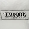 LAUNDRY SELF-SERVICE 24 HOURS Tile Sign LAUNDRY Decor Handmade Sign Hand Painted Sign Country Farmhouse Wall Art Gift Campers RV Home Decor-Wall Art-Gift-Funny LAUNDRY Room Decor Home and Living Wall Hanging - JAMsCraftCloset