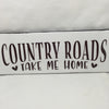 COUNTRY ROADS TAKE ME HOME Ceramic Tile Love Caring Sign Wall Art Wedding I Love You Gift Idea Home Country Decor Affirmation Wedding Decor Positive Saying - JAMsCraftCloset