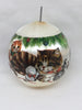 Ornament Vintage Satin Unbreakable Christmas Kittens Holiday Tree Decor c. 1982 Holiday Tree Decor JAMsCraftCloset
