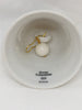 Bell Ornament Grolier White Ceramic Disney Snow White No. 023 Christmas Vintage Tree Decor Gift - JAMsCraftCloset