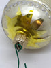 Ornament Vintage Teardrop Silver Glitter Christmas Mercury Glass Collectible Rare JAMsCraftCloset