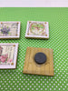 Magnets Ceramic Tile Cottage Chic Decor Victorian Decor 2 by 2 Inch SET OF 4