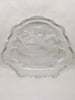 Candy Dish Odd Triangle Shaped Vintage Mikasa Embossed Trinket Plate Carolers Christmas