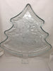 Mid Century Vintage Indiana Glass 12" Clear Pressed Christmas Tree Dish Kitchen Decor Table Decor Home Decor Holiday Decor Gift JAMsCraftCloset