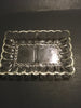 Tray Dish Relish Rectangle Clear Glass Vintage 2 Section Scalloped Edge Unique Gift Idea Serving Tray Kitchen Decor Dining Decor Home Decor Country Decor JAMsCraftCloset