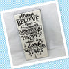BELIEVE SOMETHING WONDERFUL IS GOING TO HAPPEN Wall Art Ceramic Tile Sign Gift Idea Home Decor Positive Saying Handmade Sign Country Farmhouse Gift Campers RV Gift Home and Living Wall Hanging - JAMsCraftCloset