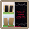 Chalkboard  DIY Unfinished Wooden Framed Ready to Add YOUR Personal Touch SET of 2 - JAMsCraftCloset