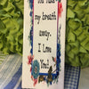 YOU TAKE MY BREATH AWAY Ceramic Tile Sign Wall Art Wedding Gift Idea Home Country Decor Affirmation Wedding Decor Positive Saying Valentine's Day Gift - JAMsCraftCloset