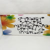 START YOUR MORNING WITH A SMILE Ceramic Tile Sign Wall Art Wedding Gift Idea Home Country Decor Affirmation Wedding Decor Positive Saying - JAMsCraftCloset