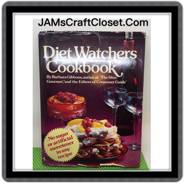 Vintage Cookbook Recipe Book Diet Watchers Cookbook 1978 JAMsCraftCloset