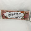 OUR LOVE IS LIKE THE WIND Ceramic Tile Sign Wall Art Wedding Gift Idea Home Country Decor Affirmation Wedding Decor Positive Saying - JAMsCraftCloset