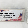 LOVING YOU WAS A NECESSITY Ceramic Tile Sign Wall Art Wedding Gift Idea Home Country Decor Affirmation Wedding Decor Positive Saying - JAMsCraftCloset