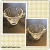 Vintage Depression Pressed Glass Embossed Sugar Bowl and Creamer Set JAMsCraftCloset