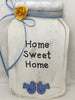 Home Sweet Home Wooden Mason Jar Sign Wall Art Wall Hanging Hand Painted-One of a Kind-Unique-Home-Country-Decor-Cottage Chic-Gift - JAMsCraftCloset 