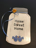 Home Sweet Home Wooden Mason Jar Sign Wall Art Wall Hanging Hand Painted-One of a Kind-Unique-Home-Country-Decor-Cottage Chic-Gift - JAMsCraftCloset 