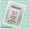 This is Our Happy Place Wooden Mason Jar Sign Wall Art Wall Hanging Hand Painted-One of a Kind-Unique-Home-Country-Decor-Cottage Chic-Gift JAMsCraftCloset