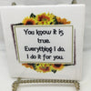 I DO IT FOR YOU Wall Art Ceramic Tile Gift Home Decor Positive Quote Affirmation {{ JAMsCraftCloset }}