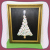 Seashell Christmas Tree Wall Art Handmade Hand Painted Wall Art Holiday Decor Christmas Decor JAMsCraftCloset