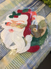 Santa Applique Ready for YOUR Pillow or Wall Art Holiday Decor Vintage JAMsCraftCloset