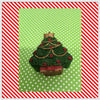 Christmas Tree Tiny Ceramic Trinket Box Holiday Decor Vintage Unique 2 x 2 x 1 Inches - JAMsCraftCloset