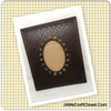Picture Frames Vintage Black Rust Gold Wall Art or Shelf Sitter Oval Opening SET OF 3 JAMsCraftCloset