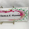 HOME SWEET HOME 4 Ceramic Tile Porch Guest Room Sign Wall Art Wedding Gift Idea Home Country Decor Affirmation Wedding Decor Positive Saying - JAMsCraftCloset
