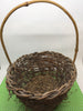 Basket Flower Girl Rustic Woven Basket Natural Handmade Wedding Accessory Table Decor - JAMsCraftCloset