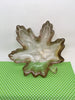 Candy Dish or Ashtray SMALL Glass Amber Maple Leaf Vintage Home Decor Country Decor - JAMsCraftCloset