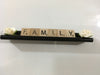 Ornament Magnet Wall Art Handmade Wooden Scrabble Pieces FAMILY Kitchen Decor JAMsCraftCloset