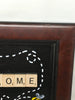 Wall Art Handmade Brown Wooden Frame Scrabble Pieces BEE AWESOME Home Decor Gift Idea Hand Painted Unique Repurposed Up-Cycled JAMsCraftCloset