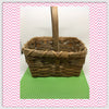 Basket Flower Girl Wedding Accessory Table Decor Rustic Rectangle Vintage Woven Basket Natural - JAMsCraftCloset