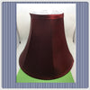 Lampshade Vintage Red Burgundy and Tan Cottage Chic Lighting Home Decor