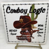 COWBOY LOGIC NEVER SQUAT WITH YOUR SPURS ON - DIGITAL GRAPHICS  digital SVG, PNG and JPEG Graphic downloads for the creative crafter are graphic files for those that use the Sublimation or Waterslide techniques - JAMsCraftCloset