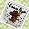 COWBOY LOGIC NEVER SQUAT WITH YOUR SPURS ON Faith Ceramic Tile Sign Wall Art Gift Idea Home Country Decor Affirmation Positive Saying - JAMsCraftCloset