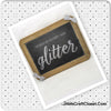Chalkboard When In doubt Add GLITTER Cottage Chic Decorative Slate Hand Painted JAMsCraftCloset