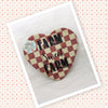 Plate Heart Red Checkered Hand Painted Upcycled Repurposed FARM SWEET FARM Home Decor Wall Art Gift Idea JAMsCraftCloset