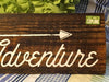 Wooden Signs THIS WAY TO ADVENTURE Positive Sayings Wall Art Gift Idea Campers RV Home Decor-Wall Art-Gift-One of a Kind JAMsCraftCloset