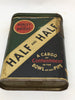 Tin Vintage Half and Half Burley and Bright Tin Advertising Tin Collector Tin c. 1930 JAMsCraftCloset