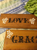 Wooden Signs LOVE GRACE KINDNESS Positive Saying Wall Art Gift Idea Home Decor-Wall Art-Gift-One of a Kind JAMsCraftCloset