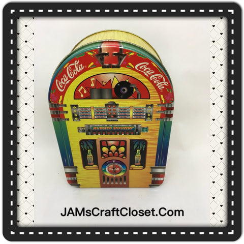 Tin Vintage Coca Cola Jukebox Advertising Tin c. 1999 JAMsCraftCloset