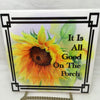 IT IS ALL GOOD ON THE PORCH Ceramic Tile Sign Wall Art Gift Idea Porch Lover Home Decor {{ JAMsCraftCloset }}