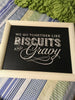 WE GO TOGETHER LIKE BISCUITS AND GRAVY Framed Wall Art Hand Painted Home Decor Gift-One of a Kind-Unique-Home-Country-Decor-Cottage Chic-Gift Kitchen Decor JAMsCraftCloset