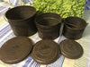 Tin Vintage Graduated Buckets SET OF 3 Collector Tin JAMsCraftCloset