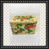 Tin Vintage Decorative Apple Tin Yellow background Collector Tin JAMsCraftCloset