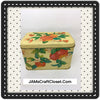 Tin Vintage Decorative Apple Tin Yellow background Collector Tin JAMsCraftCloset
