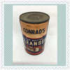 Vintage Can RARE Conrads Cleanser Full Can Collector Advertising Can Made in Fairmont West Virginia JAMsCraftCloset
