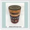 Vintage Can RARE Conrads Cleanser Full Can Collector Advertising Can Made in Fairmont West Virginia JAMsCraftCloset
